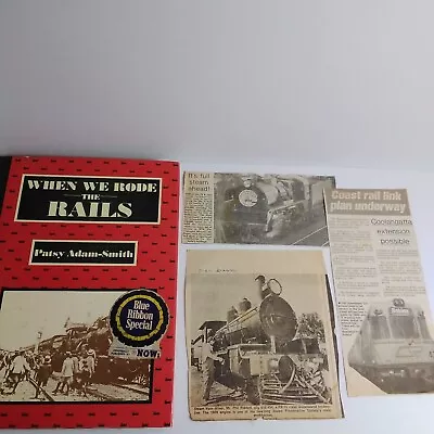 $23.98 • Buy When We Rode The Rails - Patsy Adam-Smith (Hardcover Book 1983)