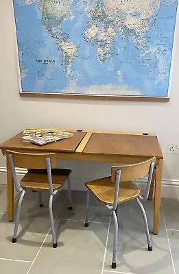 £225 • Buy Vintage Double School Desk