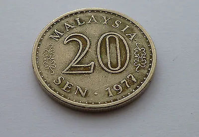 £4.99 • Buy 1977 Malaysia 20 Sen Coin