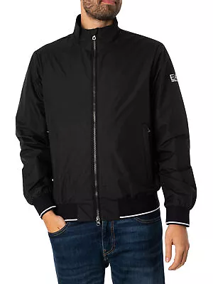 EA7 Men's Sleeve Logo Bomber Jacket Black • £140.95