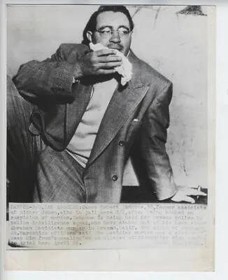 Gangster Photo James Iannone Mafia Original Associate 1950  Vintage Mickey Cohen • $203.32