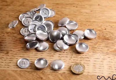 £11.49 • Buy 50 Sets X 36L Self Cover Button Blanks Sewing Craft 23mm Hand Making Metal Loop