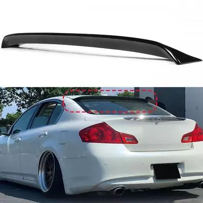 Gloss Black Window Roof Spoiler Visor Wing For INFINITI G35/G25/G37 Q40 2007-14 • $59.98