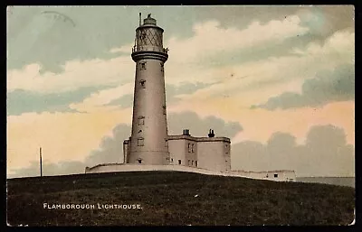 Flamborough Lighthouse Yorkshire E.T.W. Dennis Postcard • £5.60