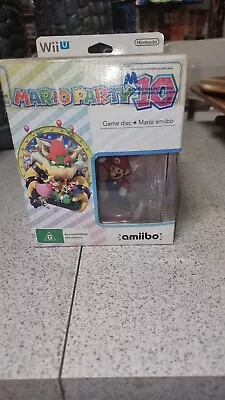 Mario Party 10 Nintendo Wii U - Game And Mario Amiibo Collectors Edition BNIB • $120