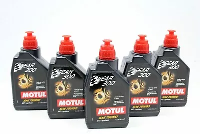 Motul Gear 300 Transmission & Rear Diff Gear Oil For 2002-2024 Subaru Wrx & Sti • $149.99