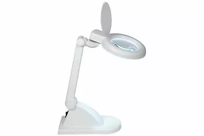 Desktop Illuminated Magnifier Lamp Light For Hobby Nail Artist Soldering • £35.92