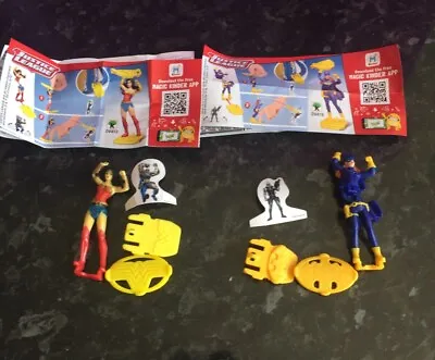 CYBORG & Wander Woman& Bat Girl Justice League - Kinder Egg Toys New For 2020 • £3.50