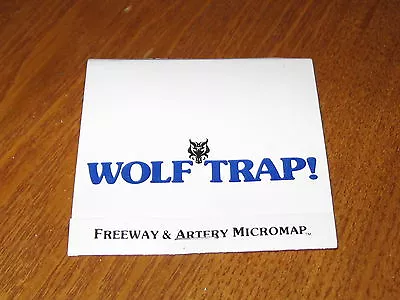 Vintage Wolf Trap Freeway And Artery Micromap 1975 Season Program • $6