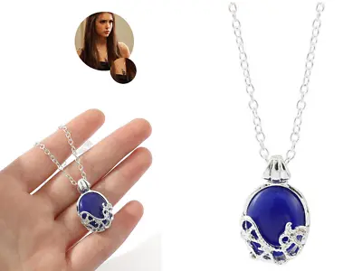 Katherine Pierce The Vampire Diaries Necklace Pendant Pendant Blue • £8.53