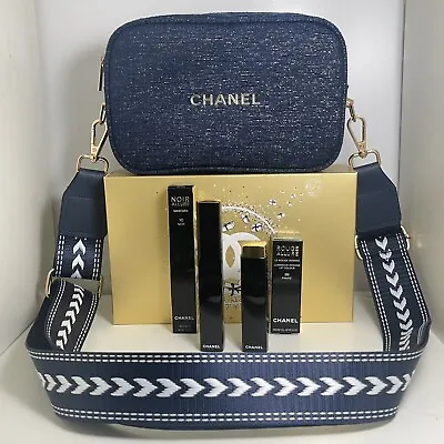 Chanel Holiday Gift Set 2023 ABSOLUTE ALLURE Makeup Pouch Bag W Strap NIB • $305.70