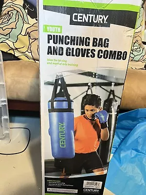 Century Punching Bag And Glove Set For Kids Set Includes Heavy Bag Pair ￼￼gloves • $20