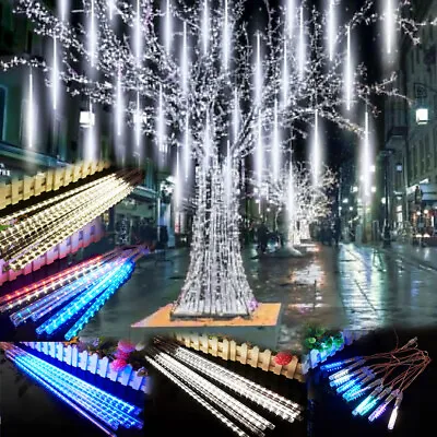 Decor LED Lights Meteor Shower Rain Tree Fairy String Light Outdoor Garden Party • $11.49
