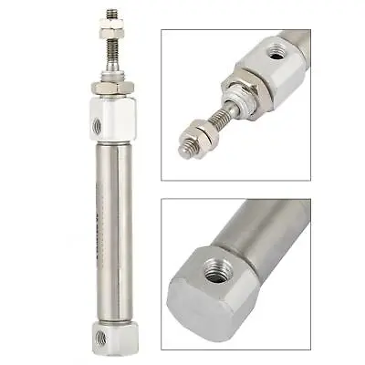 £5.46 • Buy 30 Mm Double Acting Pneumatic Cylinder 0.15-1Mpa M4 Cylinder 10 Mm