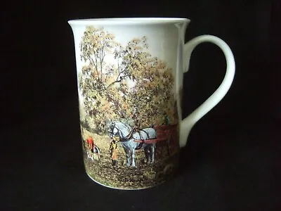 Danbury Mint Bone China Mug Days On The Farm Michael Herring The Potato Pickers • £3.50