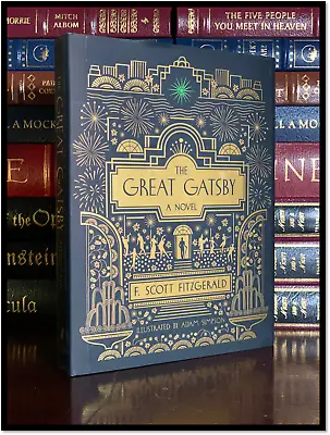 The Great Gatsby By F. Scott Fitzgerald New Illustrated 1925 Edition Hardback • $39.99