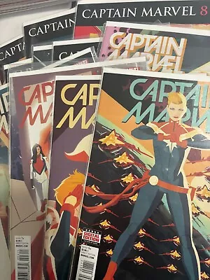 Captain Marvel Volume 9 Marvel Comics Series Run LOT 1-10 2016 Variant Civil War • $35