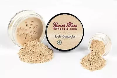 LIGHT CONCEALER Corrector Mineral Makeup Matte Bare Face Foundation Loose Powder • $10.99