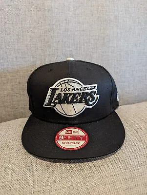 New Era Los Angeles Lakers NBA Men's 9Fifty Snapback Hat Cap Black LA NBA HWC • $27.99