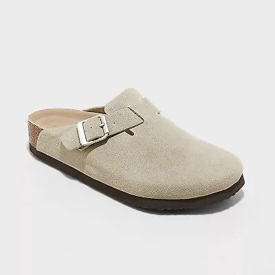 Women's Betsy Clog Mule Flats - Universal Thread Taupe 10 • $14.99