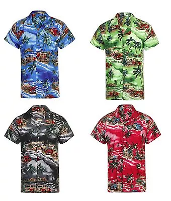 Loud Mens Aloha Hawaiian Shirt Hawaii Holiday Beach Stag Summer Party S-4xl New • £10.99