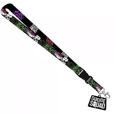 $9.95 • Buy Suicide Squad JOKER Detachable Neck Lanyard ID Badge Holder Logo Charm Movie DC