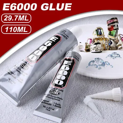 OFFICAL 30ML 110ML E6000 Glue Industrial Strength Crafts Diy Rhinestones • $13.21