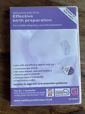 Effective Birth Preparation - Self-hypnosis - New Cd / Guidebook / Data Sheet • £6.50