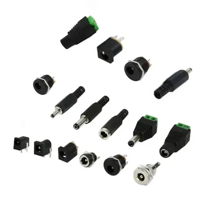 2.1x 5.5mm /2.5 X 5.5mm Male Or Female Pair DC Power Plug Socket Jack Connector • $1.54