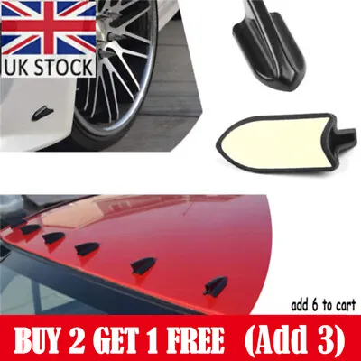 $5.83 • Buy Car Roof Shark Fins Spoiler Wing Kit Vortex Generator EVO Style Universal CR