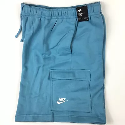 Nike Sportswear Club Cargo Fleece Sweat Shorts Men's Size L CZ9956-424 NEW • $77.31