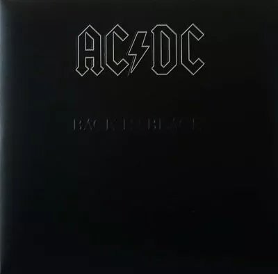 AC/DC Back In Black 180g Vinyl LP Record SEALED/BRAND NEW • $53.99