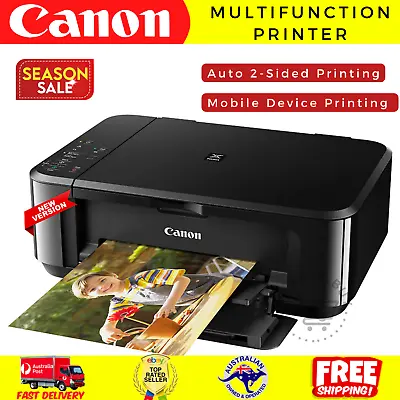 $89.29 • Buy Canon Pixma Home MG3660BK Inkjet Printer All In One Wireless Wifi Scanner Copier