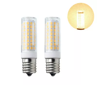 2pcs E17 Intermediate Base LED Bulb 102led Ceramics Light 7W 110V Warm White H • $6.64