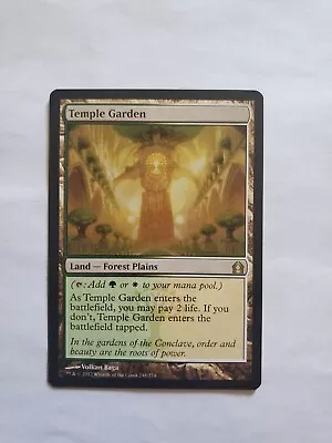 Temple Garden 1 2012 Magic The Gathering Return To Ravnica Rare  • $12