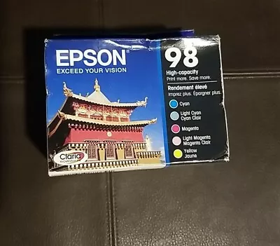 Genuine Epson 98 Five Pack T098920 High Capacity Ink Cartridges EXP 04/ 2017 NEW • $49.99