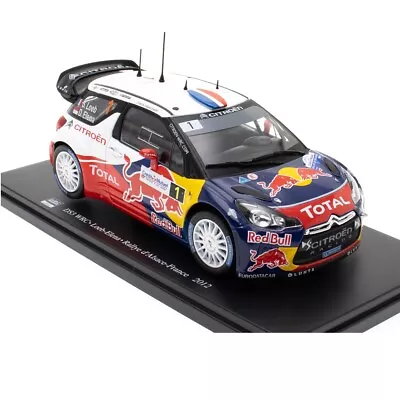 1:24 DS3 WRC Loeb Rallye Alsace France 2012 Ixo Salvat Diecast • £17.99