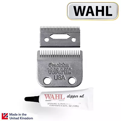 Wahl Clipper Blade Set And Oil Precision Homecut 0.8mm Cutting Length 2050-500 • £13.49