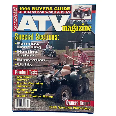Vintage Atv Magazine  Nov/dec 1995-atv Evolution-‘95 Yamaha Wolverine • $39.95