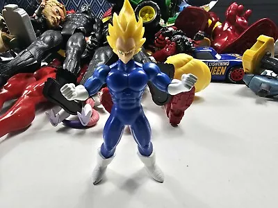 Dragon Ball Z Super Saiyan Vegeta Action Figure Irwin Bandai 1996 DBZ  • $12