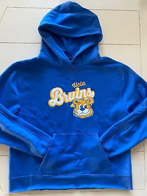 UCLA Under Armour Womens Sweatshirt Hoodie With Bear Logo And Raw Hem Size Large • $14.95