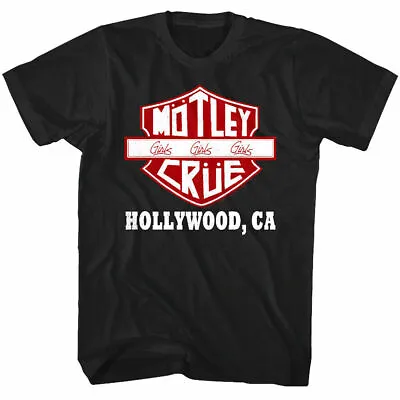 Motley Crue Girls Road Sign Men’s T Shirt Shirt For Music Fan • $10.99