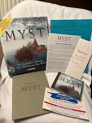 Myst Big Box PC CD-ROM Windows 3.1 / Win 95 Untested Worked Several Years Ago • $12.96