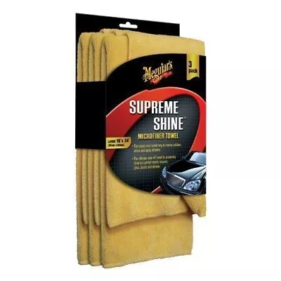 Meguiars X2020 Supreme Shine Microfiber Towels (Pack Of 3) • $11.99