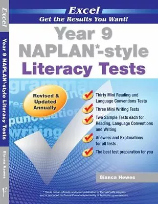 Excel NAPLAN-style Literacy Tests Year 9 • $22.95