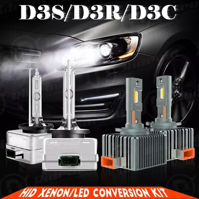 Xenon HID (6000K/8000K) D3S D3R LED Headlight Bulbs OEM Direct Replacement Lamp • $19.99