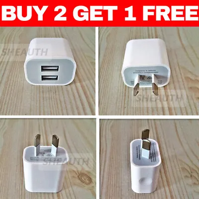 Universal 5V 2A Dual USB AC Wall Home Charger Power Adapter For IPhone Samsung • $10.79