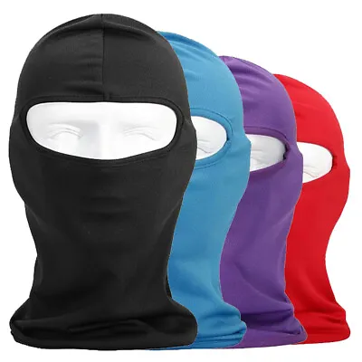 Motorcycle Full Face Masks Outdoor UV Sun Protection Balaclava Half Face Cover • $3.99