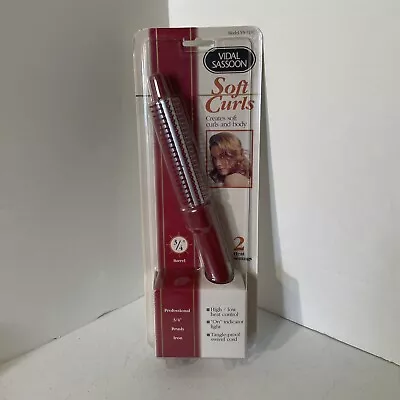 Vidal Sassoon Brush Curling Iron Model VS111C 3/4” Barrel 2 Heat Settings • $24.99