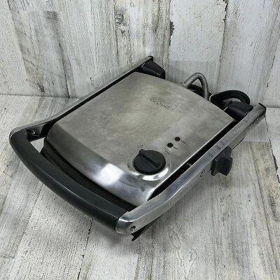 $24.99 • Buy BREVILLE Panini Sandwich Grill Press TG425XL Brushed Stainless Steel Adjustable